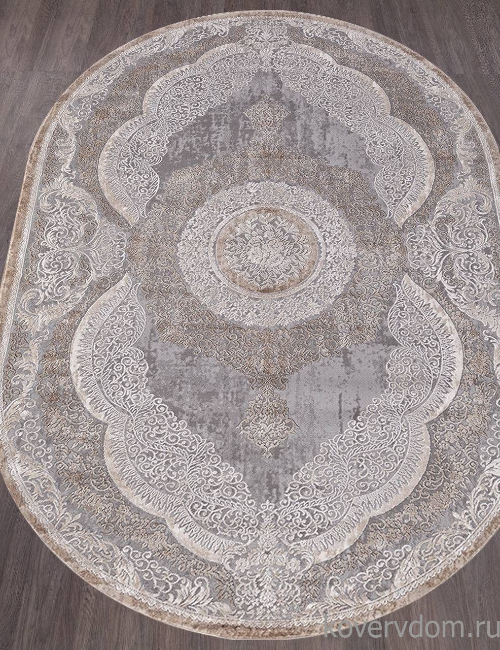 Ковер ARMINA 03880C GREY / BROWN Овал Ковер ARMINA 03880C GREY / BROWN Овал