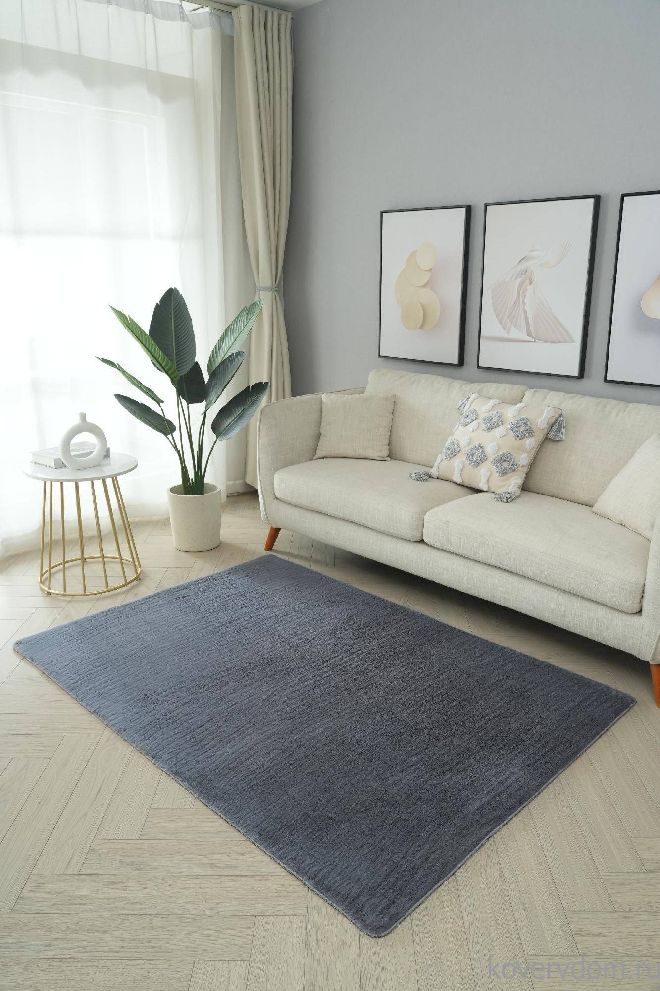 Ковер из искусственного меха RABBIT PX2000 GRAY Ковер из искусственного меха RABBIT PX2000 GRAY