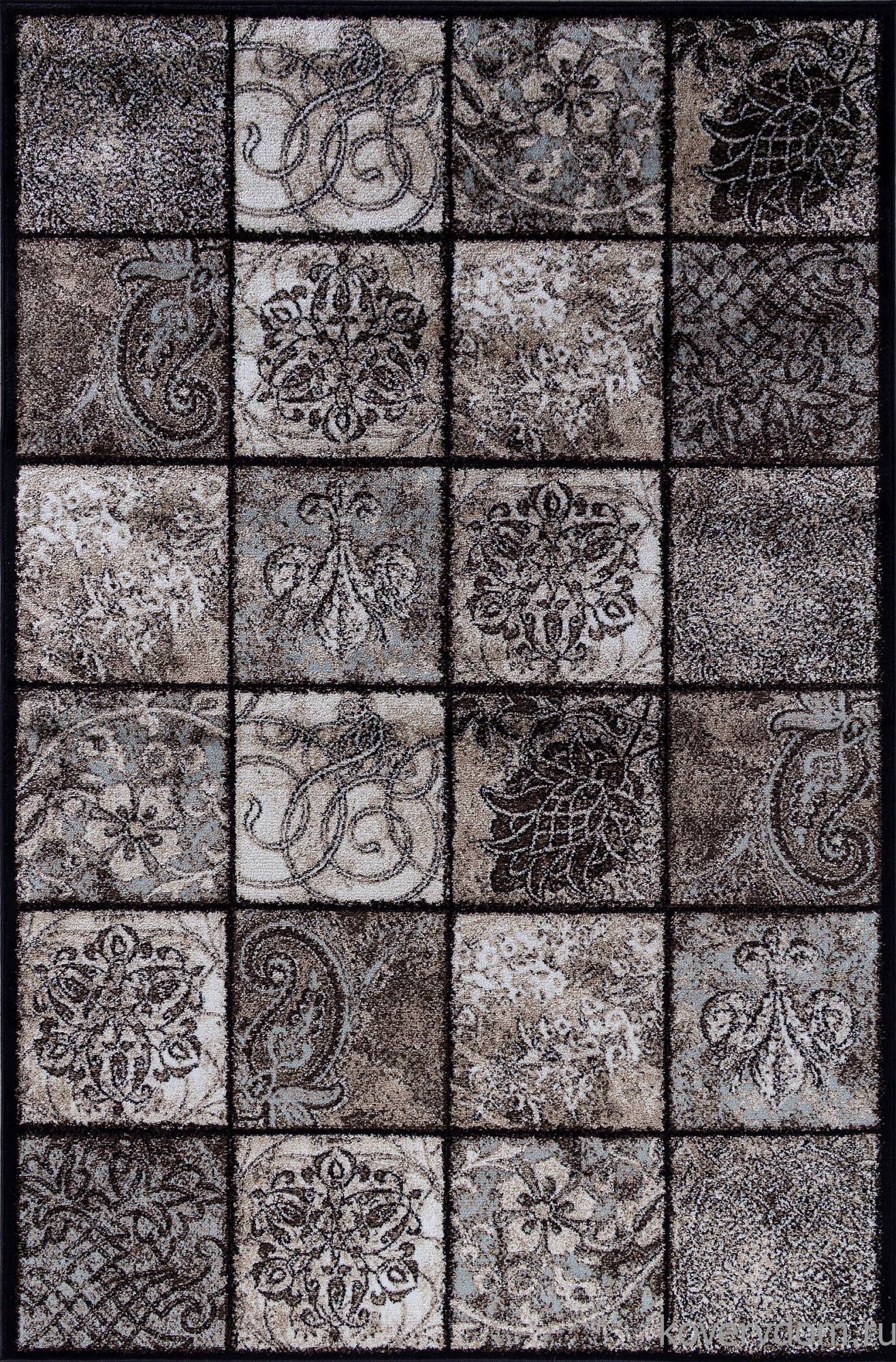 Ковер VALENCIA ДЕЛЮКС D328 BROWN / КОРИЧНЕВЫЙ