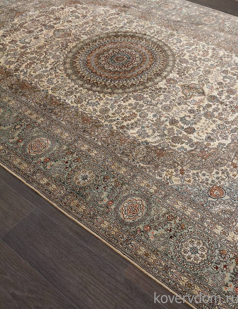 Ковер Tibet SILK & SILK S-02 CREAM / BLUE