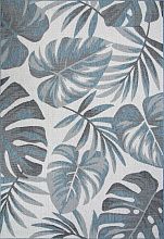 Круглый ковер-циновка KAIR S126 BLUE