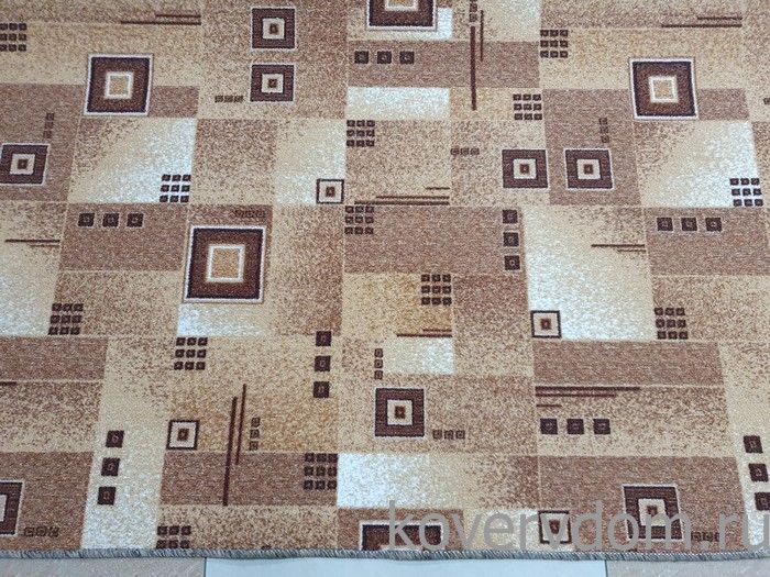 Ковер-палас  АБСТРАКЦИЯ 1170-43 бежево-коричневый  Ковер-палас  АБСТРАКЦИЯ 1170-43 бежево-коричневый