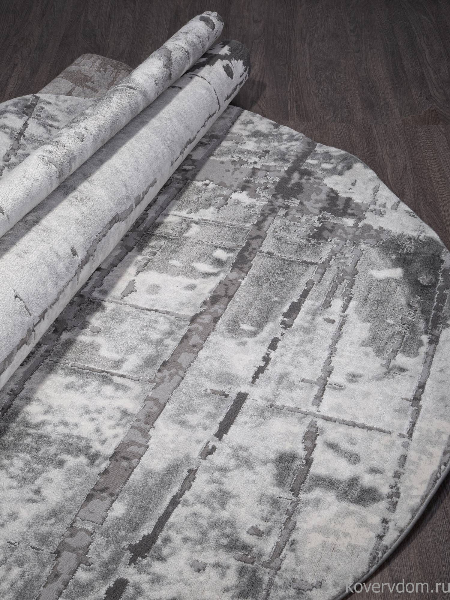 Ковер ARMINA 03752A GREY / GREY Овал Ковер ARMINA 03752A GREY / GREY Овал