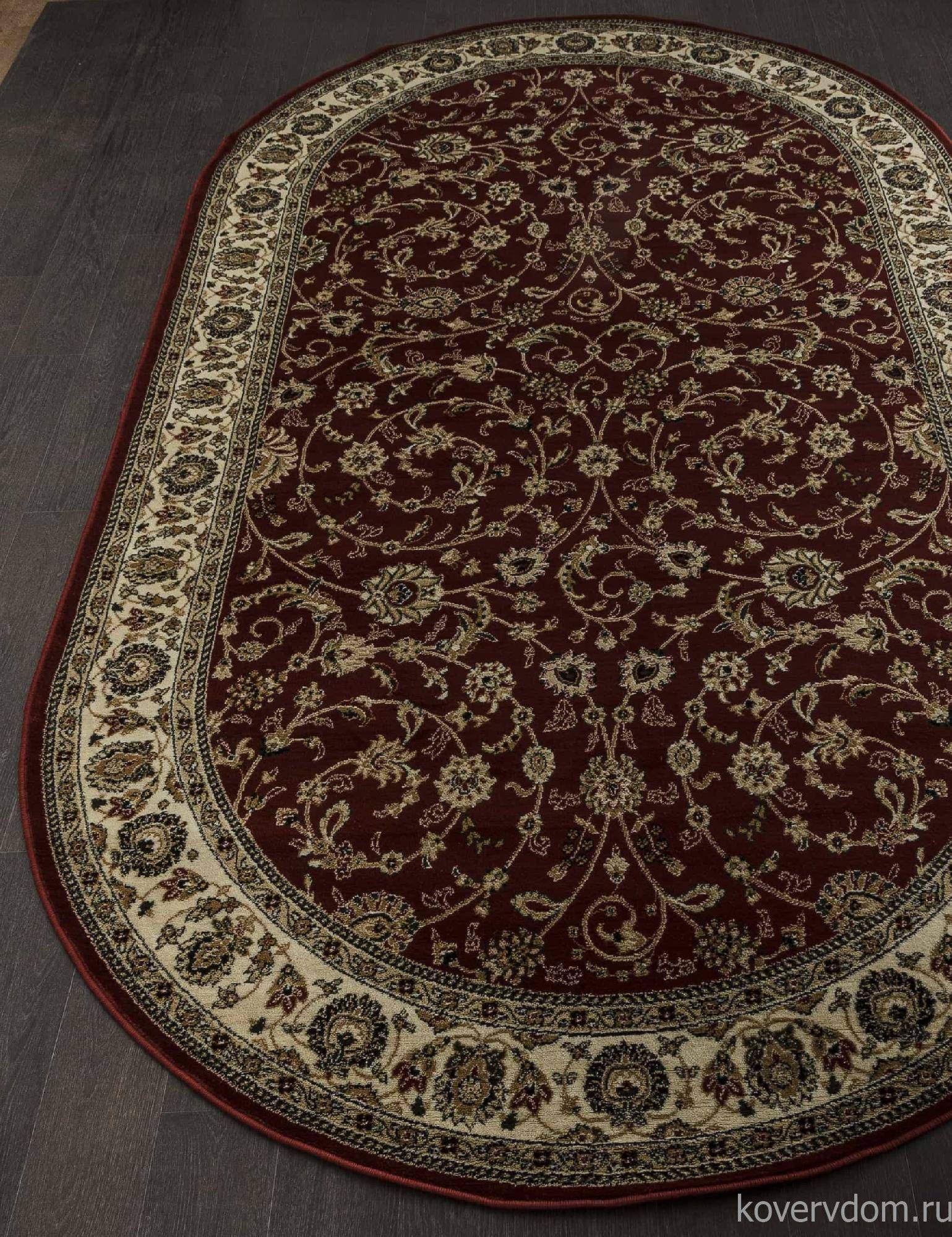 Ковер VALENCIA 2 D251 RED Овал