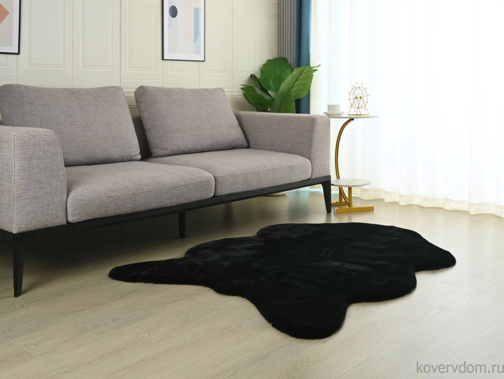 Ковер RABBIT PREMIUM MS1000 BLACK