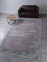 Ковер бирюзовый LIMAN F514 GRAY-BLUE