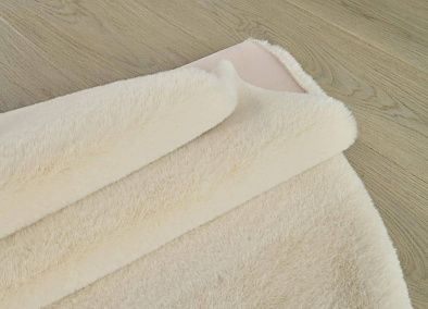 Ковер из искусственного меха RABBIT PREMIUM MS1000 CREAM Круг