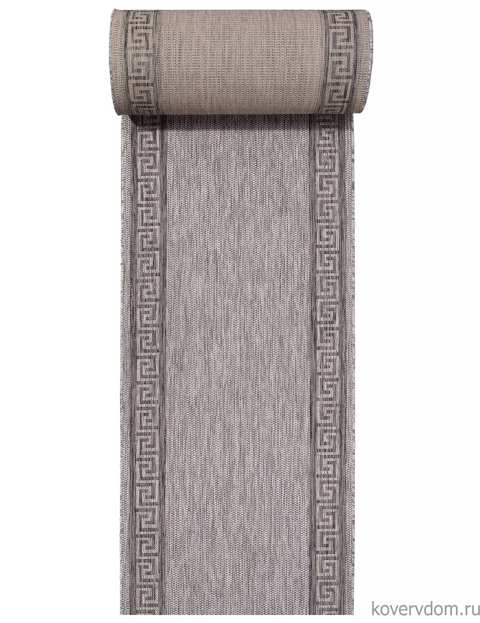 Ковровая дорожка циновка VEGAS S002 GRAY/Серая