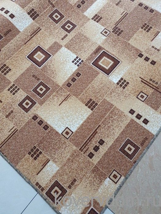 Ковер-палас  АБСТРАКЦИЯ 1170-43 бежево-коричневый  Ковер-палас  АБСТРАКЦИЯ 1170-43 бежево-коричневый