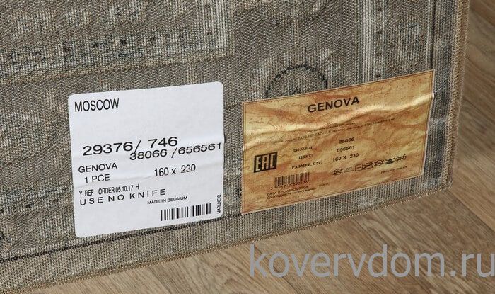Рельефный ковер из вискозы GENOVA 38066 6565 61