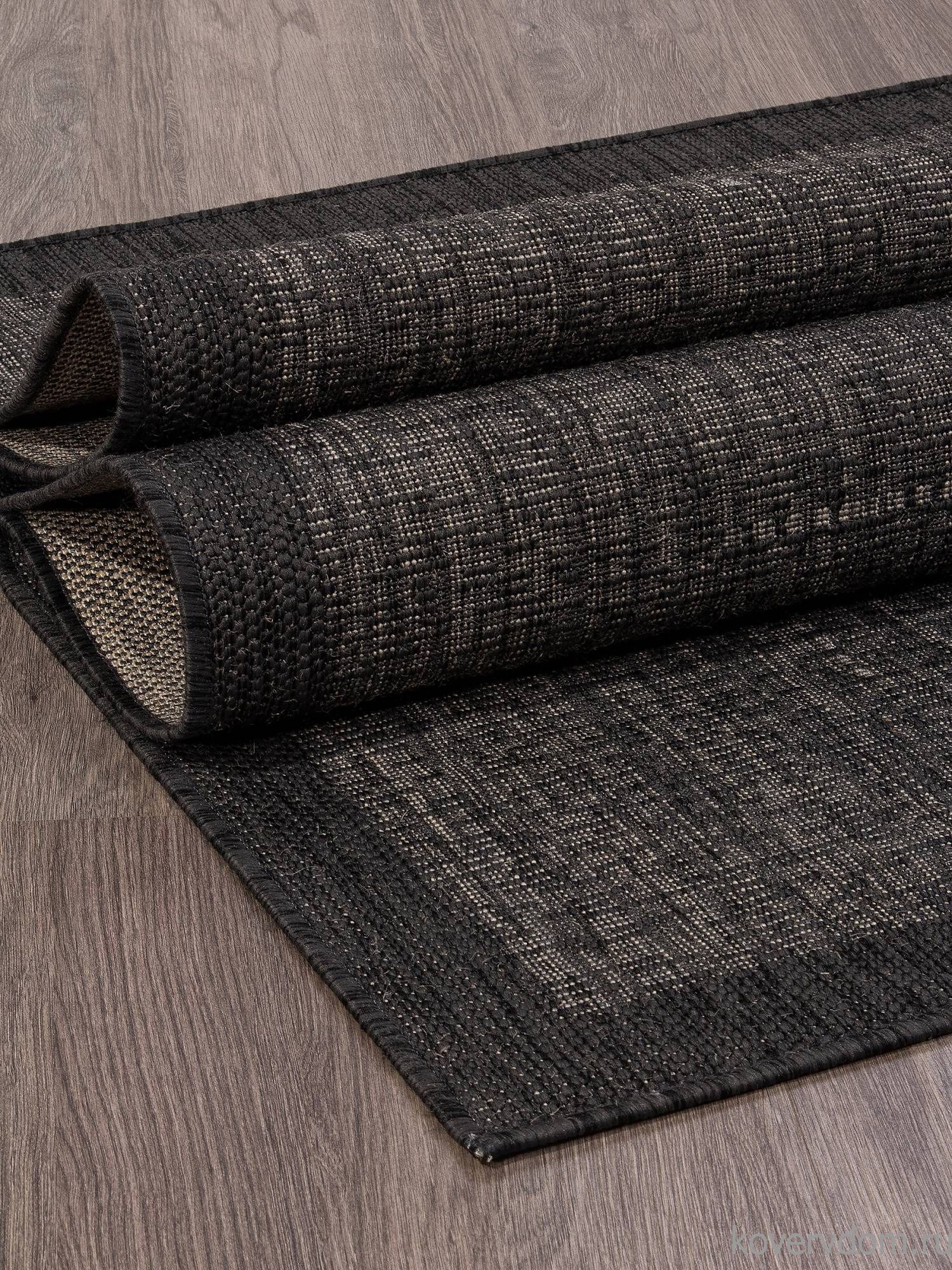 Ковер циновка VEGAS S008 BLACK