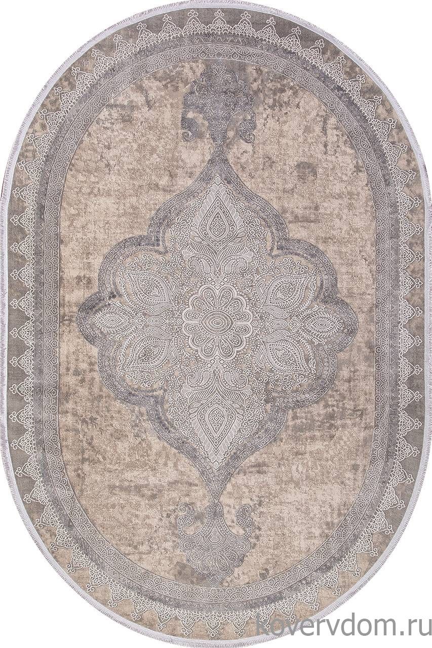 Ковер BIBLOS 9308 BEIGE / GREY Овал