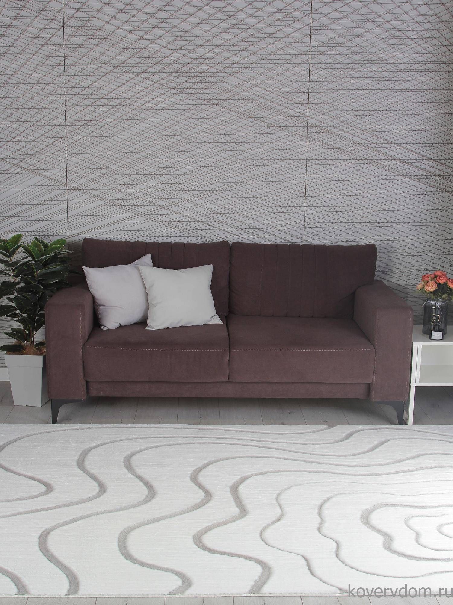 Ковер RABBIT CARVING PX4004 CREAM / GREY