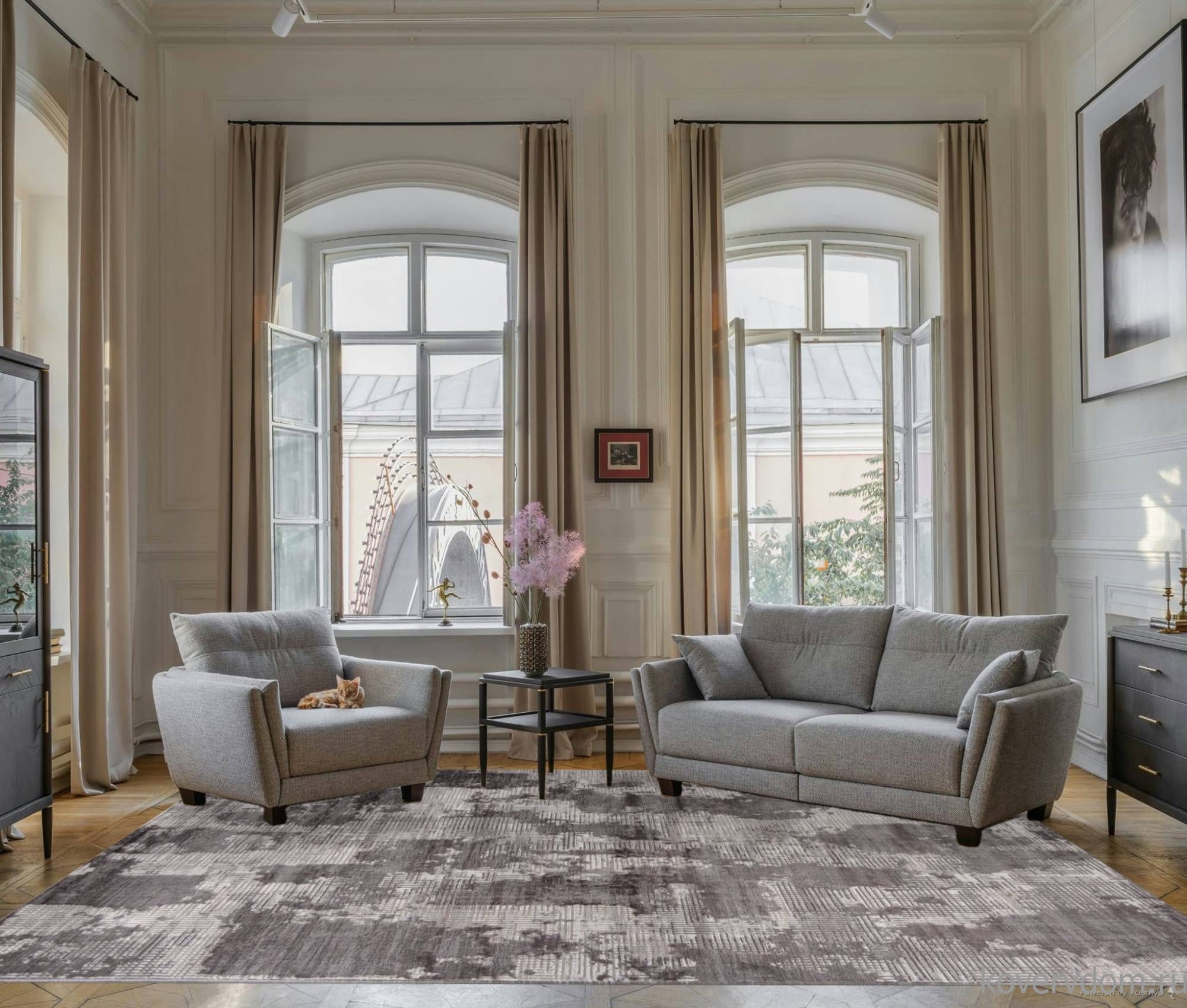 Ковер LUCCI P0002 L.GRAY / L.GRAY